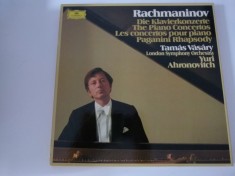 Concerte pt. pian - Rachmaninov , Tamas Vasary ,London sy. orch, 3 vinil