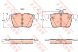 Set placute frana,frana disc AUDI A3 Cabriolet (8V7) (2013 - 2016) TRW GDB1957