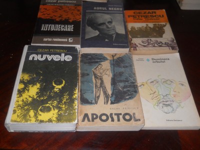 Set 7 carti- Cezar Petrescu- pachet de autor foto