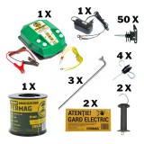 Pachet gard electric 200 m pentru cabaline și ovine - 230 V / 12 V, 3.2 Joule