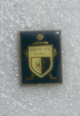 Insigna-Protecția Muncii foto