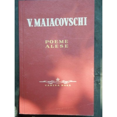 POEME ALESE - V. MAIACOVSCHI foto