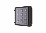 Modul de extensie videointerfon cu tastatura Hikvision DS-KD-KP;&nbsp;permite formarea codului