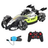 Masinuta de Curse Damar, Telecomanda/Senzori de gest, 34.5x17x9, Cascadorie RC drift 2,4 GHz, 360 grade, Tractiune 4x4, Eliberare fum, Sunete realiste