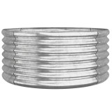 Cumpara ieftin Jardiniera argintiu 80x80x36 cm otel galvanizat