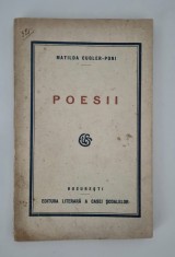 Carte veche 1927 Matilda Cugler Poni Poesii