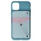 Toc TPU Crossbody Wallet Apple iPhone 11 Pro Max BLUE