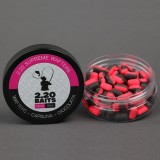 Wafters 2.20 Baits Supreme, Roz - Negru, Capsuna &amp; Ciocolata, 10mm, 50ml