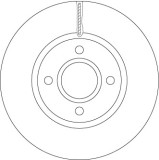 TRW DF6509 Disc frana