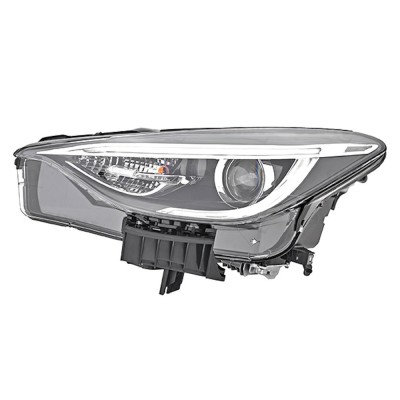 Far Infiniti Q30 10.15-; stanga, halogen, ECE, ajustare electrica, fara unitate control LED, bec H9, 260605DA0A, 26060-5DA0A, 260605DA0C, 26060-5DA0C foto