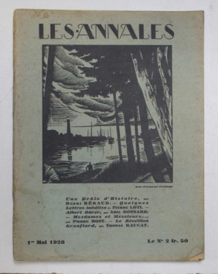 LES ANNALES POLITIQUES ET LITTERAIRES - GRANDE REVUE MODERNE DE LA VIE LITTERAIRE , 1er MAI 1928 foto