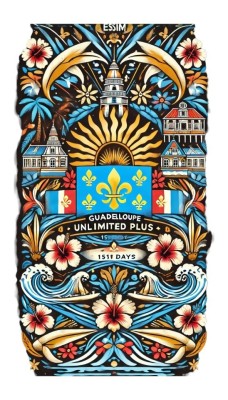 eSIM Guadeloupe, Unlimited Plus, 15 Days foto