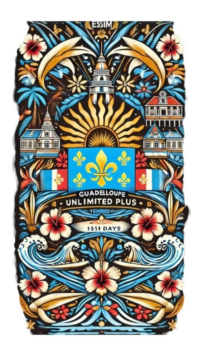 eSIM Guadeloupe, Unlimited Plus, 15 Days