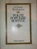 POEZII POPULARE ROMANE de G.DEM.TEODORESCU