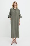Answear Lab rochie culoarea verde, midi, oversize