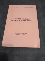 LUCRARI PRACTICE DE CHIMIE ANORGANICA DE MARIA NISTOR SI VIOREL MIHAILA 1997 foto