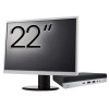 Pachet Calculator Second Hand HP EliteDesk 800 G5 Mini PC, Intel Core i5-9500T 2.20 - 3.70GHz, 8GB DDR4, 256GB SSD + Monitor 22&amp;quot; NewTechnology Me