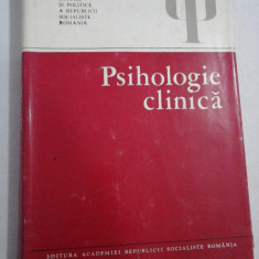 PSIHOLOGIE CLINICA - coordonator G. IONESCU