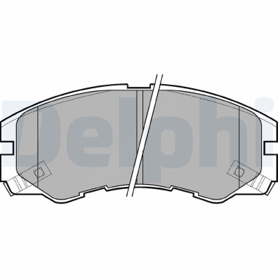 DELPHI LP964 set placute frana,frana disc foto