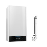 Centrala termica pe gaz in condensatie ARISTON GENUS ONE+ 30, kit evacuare inlcus