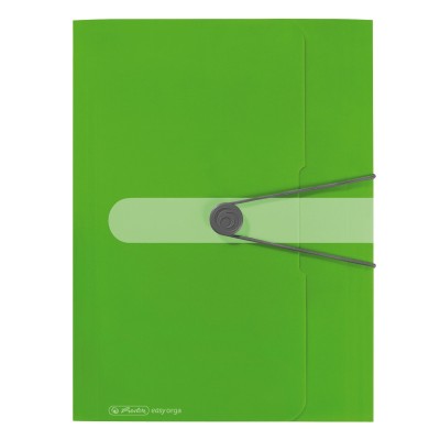 Mapa pp a4 30mm eotg inchidere buton cu elastic, verde opac foto