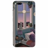 Husa silicon pentru Xiaomi Mi A1, Girl Room