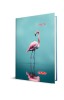 AGENDA DATATA A5, MOTIVE, 352 PAGINI, COPERTA BURETATA, MOTIV FLAMINGO 2026, Herlitz