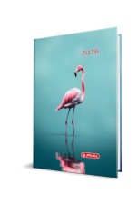 AGENDA DATATA A5, MOTIVE, 352 PAGINI, COPERTA BURETATA, MOTIV FLAMINGO 2026