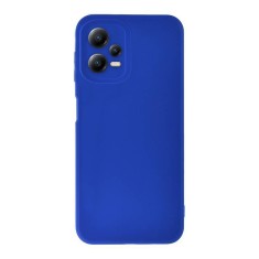 Husa soft silicon compatibila cu xiaomi redmi note 12 pro 5g, matte efect, camera ultra safe, albastru foto