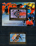 Guinea 1983 - Jocurile Olimpice de iarna, gold, serie+colita neu