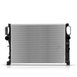 Radiator Mercedes Clasa CLS 11, Clasa E 09, motor: 3.5 V6, intrare/iesire conectare rapida, 640x489x23, Aluminiu/ Plastic etansat mecanic, 2115000102