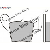 MBS Placute frana Honda CRF 250-450 02-05 /CR 125-250 02-05 MCB730, Cod Produs: 225100660RM