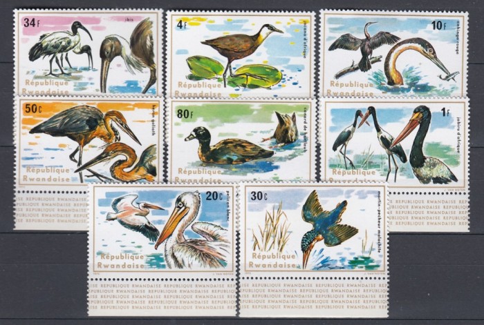 Rwanda - PASARI ACVATICE - MNH