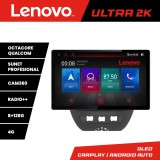 Navigatie auto 13 inch QLED pentru Citroen C1, Peugeot 107, Toyota Aygo 2005-2014