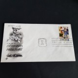 Salut Angajaților Poștali SUA 1973 Plic Filatelic