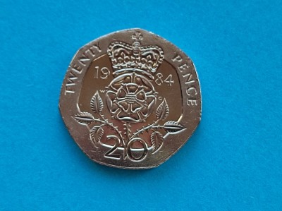 20 Pence 1984 Anglia-UNC foto