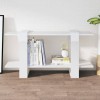 VidaXL Bibliotecă, alb extralucios, 100x30x51 cm, lemn compozit 811562