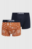 Levi&#039;s boxeri 2-pack barbati, culoarea portocaliu