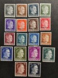 Germania / Ocupația Germană &icirc;n Ucraina (Reichskommissariat Ukraine) 1941&ndash;1943 - Serie Completă de 18 Timbre &bdquo;Overprint UKRAINE / Adolf Hitler&rdquo; -PV1