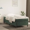 VidaXL Cadru de pat fără saltea, verde &icirc;nchis, 90x190 cm, catifea 3121093