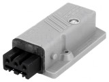 Conector Dreptunghiular Mamă 3-PIN Cositorit IP54