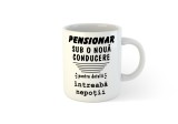 Cana alba personalizata Pensionar sub o noua conducere, INOVATIX&reg;. 330ml, Oem