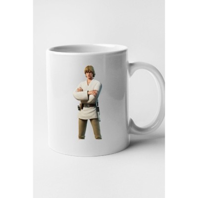 Cana alba personalizata Fortnite - Obi-Wan Kenobi, INOVATIX&amp;reg;️. 330ml foto