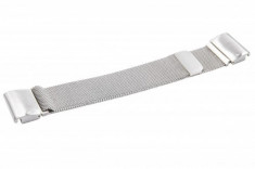 Armband edelstahl 26mm silber magnet loop pentru garmin fenix 5x u.a., , foto