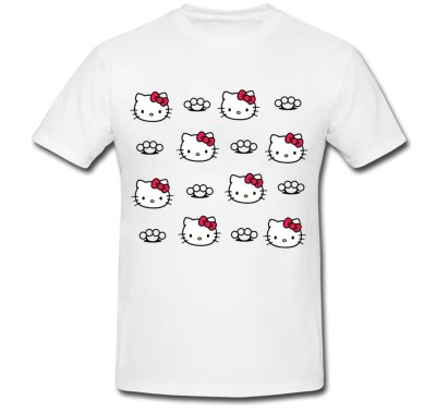 Tricou &amp;quot; Hello Kitty pattern &amp;quot; foto