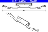 ATE 11.8116-0206.1 Arc, etrier frana