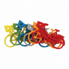 Accesorii creatie Colorarte fetru, bicicleta, 6 bucati set