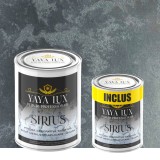 Vopsea Decorativă de Lux Sirius &ndash; Negru | Pachet 3 Litri (2L + 1L Inclus), Finisaj Perlat cu Perle de Sticlă -Toro Decor