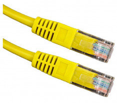 Cablu retea Esperanza EB275Y UTP Cat 5E Patchcord 3 m Galben foto