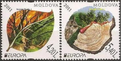 B3539 - Moldova 2011 - Europa 2v. neuzat,perfecta stare foto